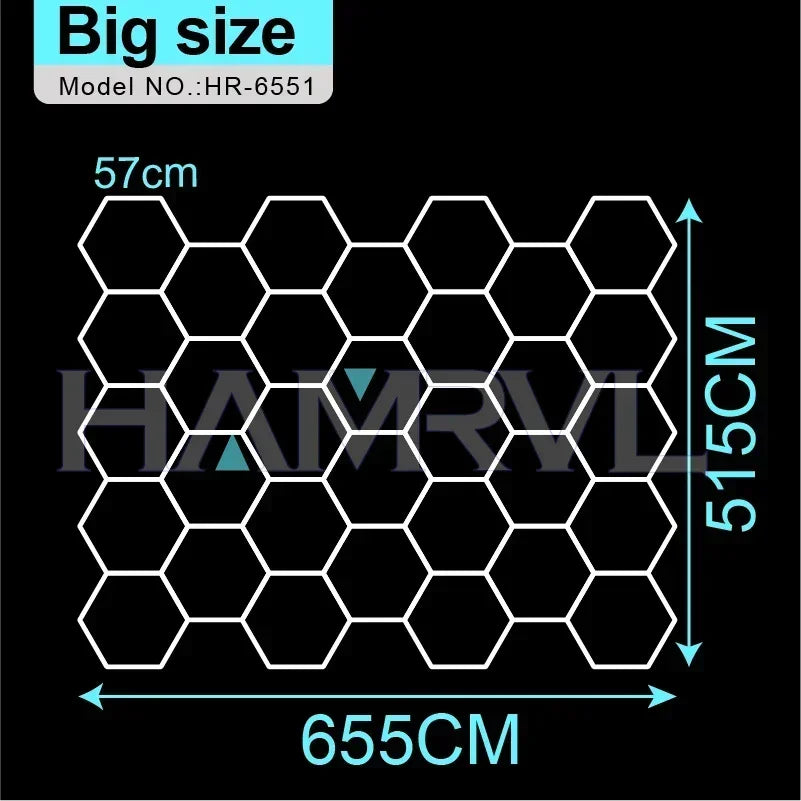 Hex Lite Honeycomb LED Garage Light System