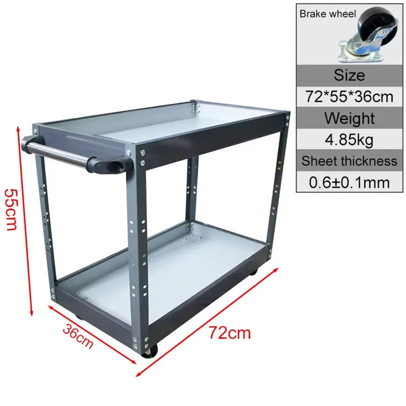 3 Tier Organizer Tool Box Cart
