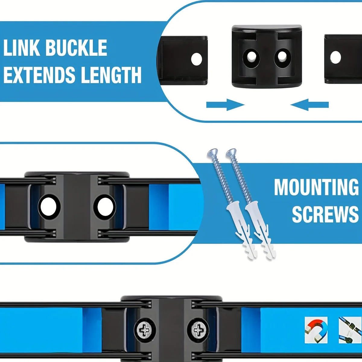 Heavy Duty Tool Organizer Rack for Workshop Garage Home