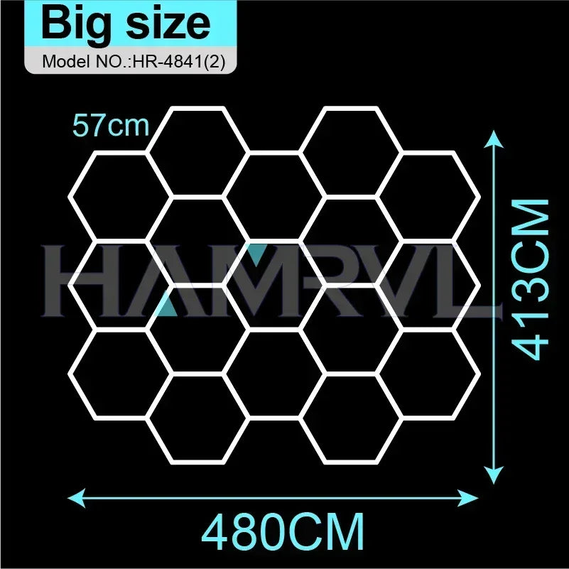 Hex Lite Honeycomb LED Garage Light System