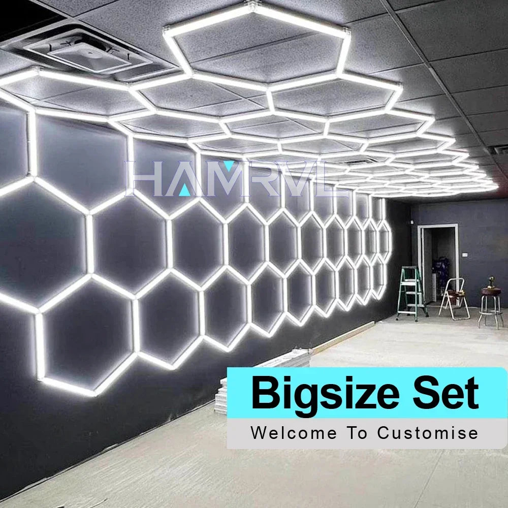 Hex Lite Honeycomb LED Garage Light System