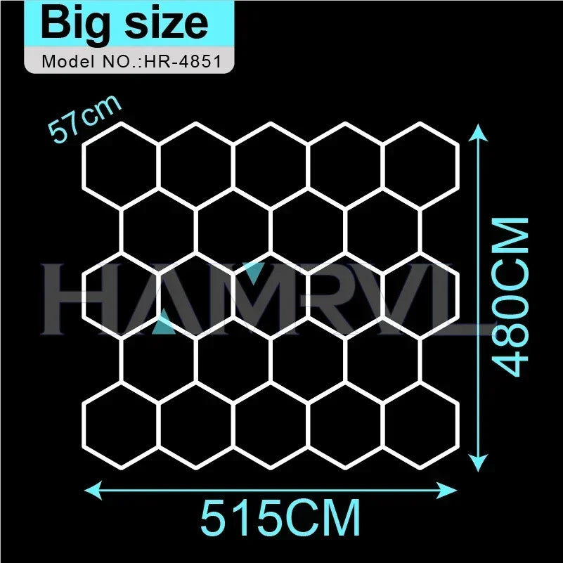 Hex Lite Honeycomb LED Garage Light System