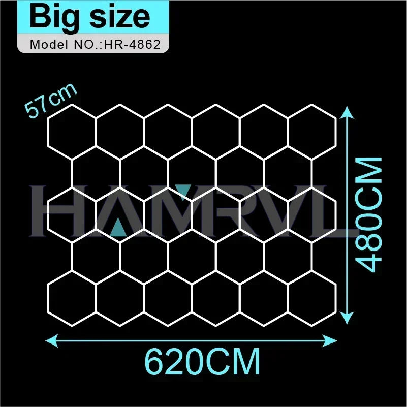 Hex Lite Honeycomb LED Garage Light System