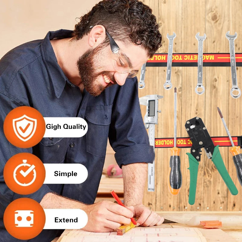 Heavy-duty Magnet Tool Strip