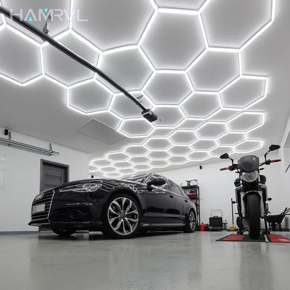 Hex Lite Honeycomb LED Garage Light System