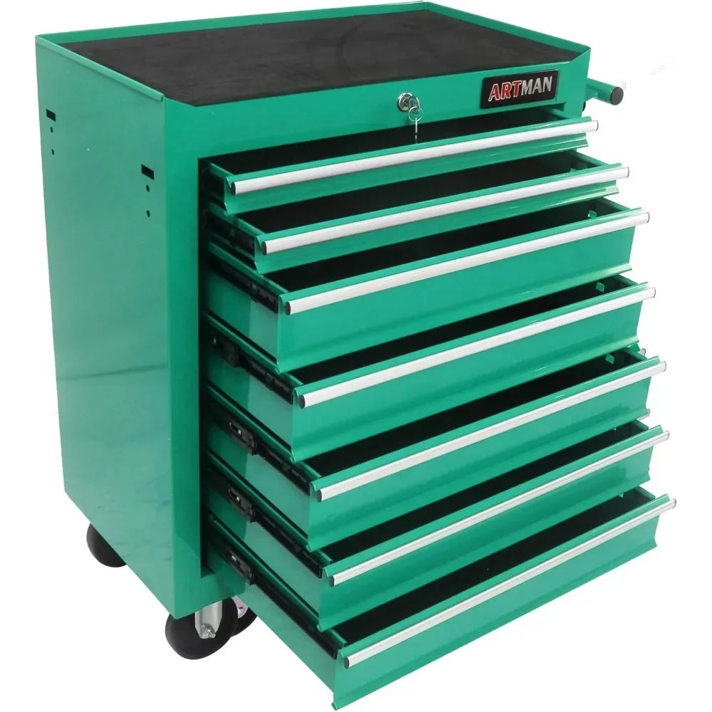 “Midnight Club 7-Drawer Street Machine Cart – Green Edition”