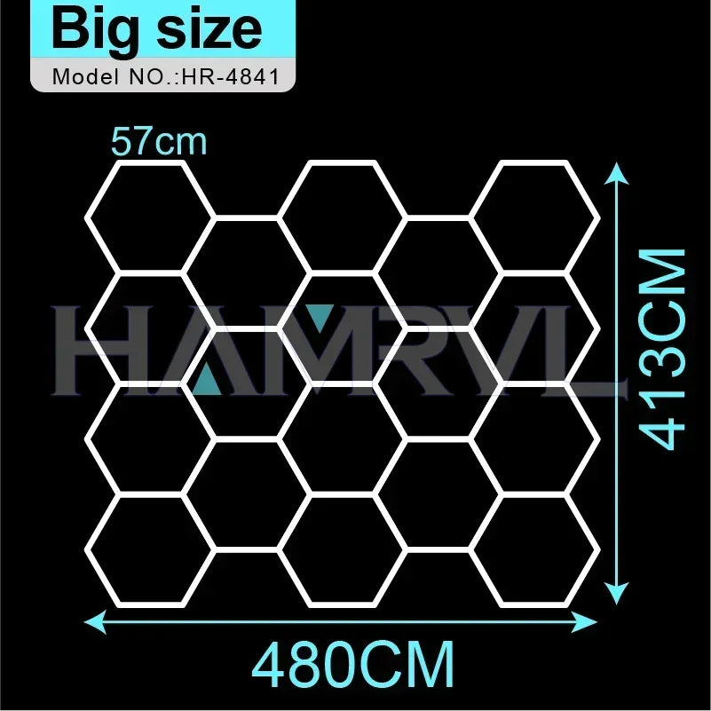 Hex Lite Honeycomb LED Garage Light System