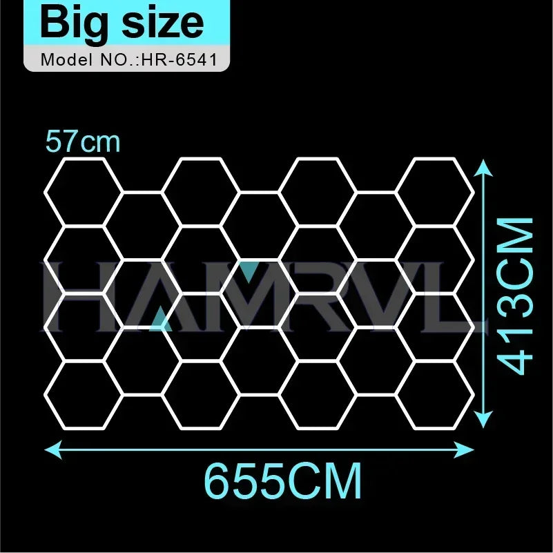 Hex Lite Honeycomb LED Garage Light System