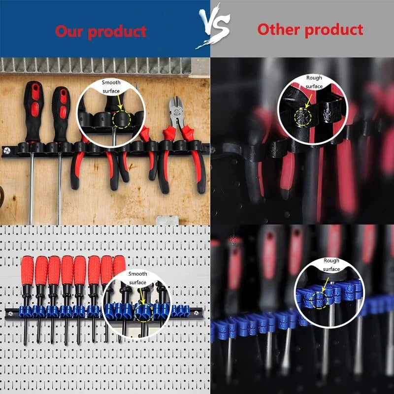 3PC Wall-Mount Screwdriver Organizer Rack – Midnight Series