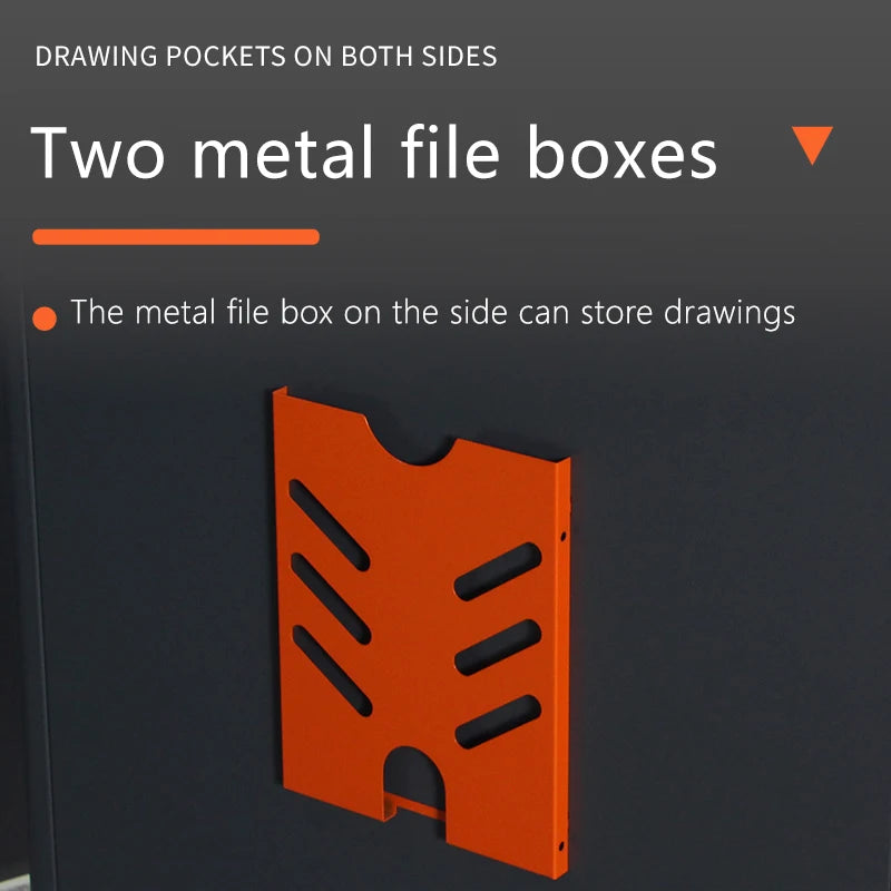 Midnight Club CNC Tool Holder Cabinet – Locking Vertical Tool Rack Storage System