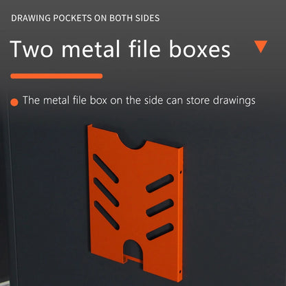 Midnight Club CNC Tool Holder Cabinet – Locking Vertical Tool Rack Storage System