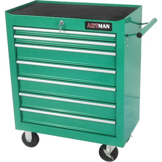 “Midnight Club 7-Drawer Street Machine Cart – Green Edition”