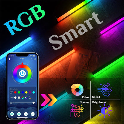 RGB Honeycomb LED Garage Lighting Kit — Showroom Glow Meets Midnight Mood