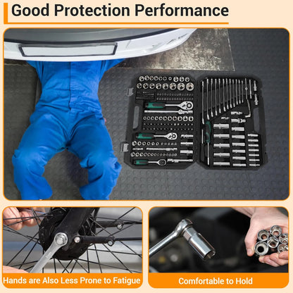 Midnight Club™ 216-Piece Master Mechanic Tool Case — Pro Socket, Ratchet & Driver Kit