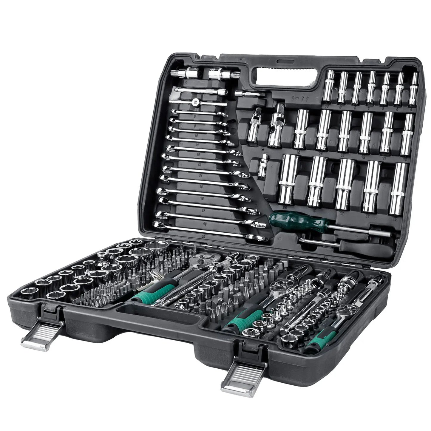 Midnight Club™ 216-Piece Master Mechanic Tool Case — Pro Socket, Ratchet & Driver Kit
