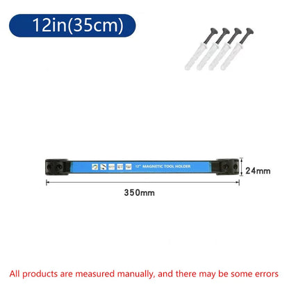 Midnight Club™ Magnetic Tool Bar — Heavy-Duty Wall-Mounted Steel Organizer