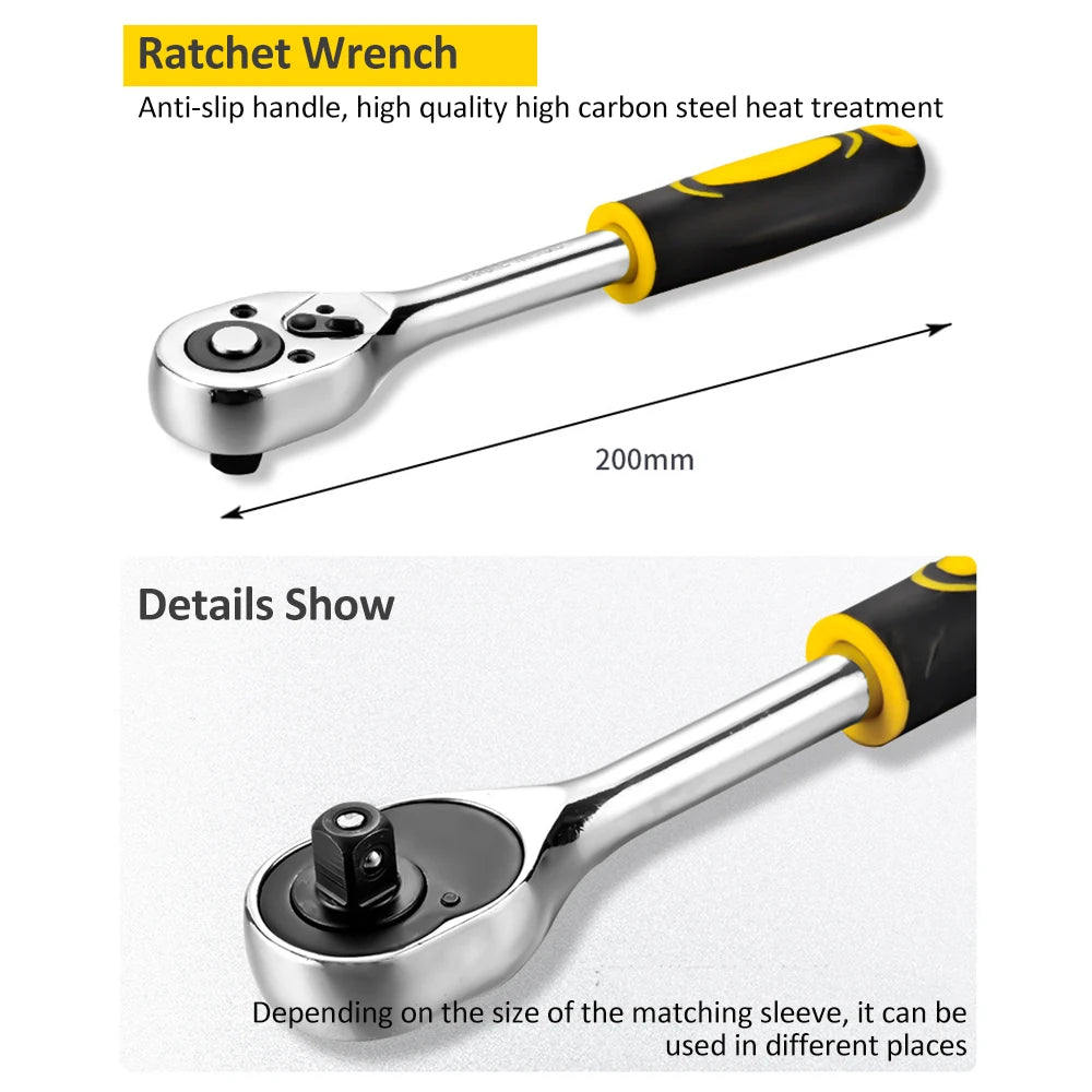 Midnight Club 108-Piece Pro-Grade Home & Auto Repair Tool Set