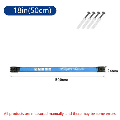 Midnight Club™ Magnetic Tool Bar — Heavy-Duty Wall-Mounted Steel Organizer