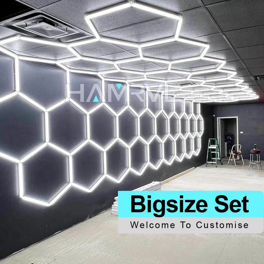 Hex Lite Honeycomb LED Garage Light System