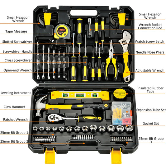 Midnight Club 108-Piece Pro-Grade Home & Auto Repair Tool Set