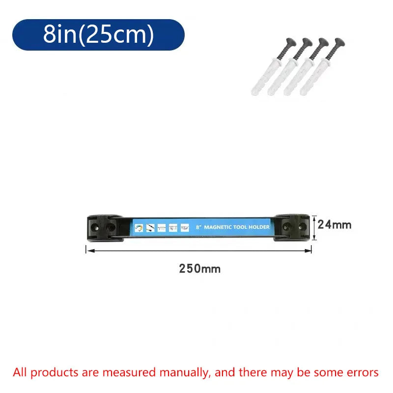 Midnight Club™ Magnetic Tool Bar — Heavy-Duty Wall-Mounted Steel Organizer