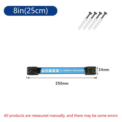 Midnight Club™ Magnetic Tool Bar — Heavy-Duty Wall-Mounted Steel Organizer