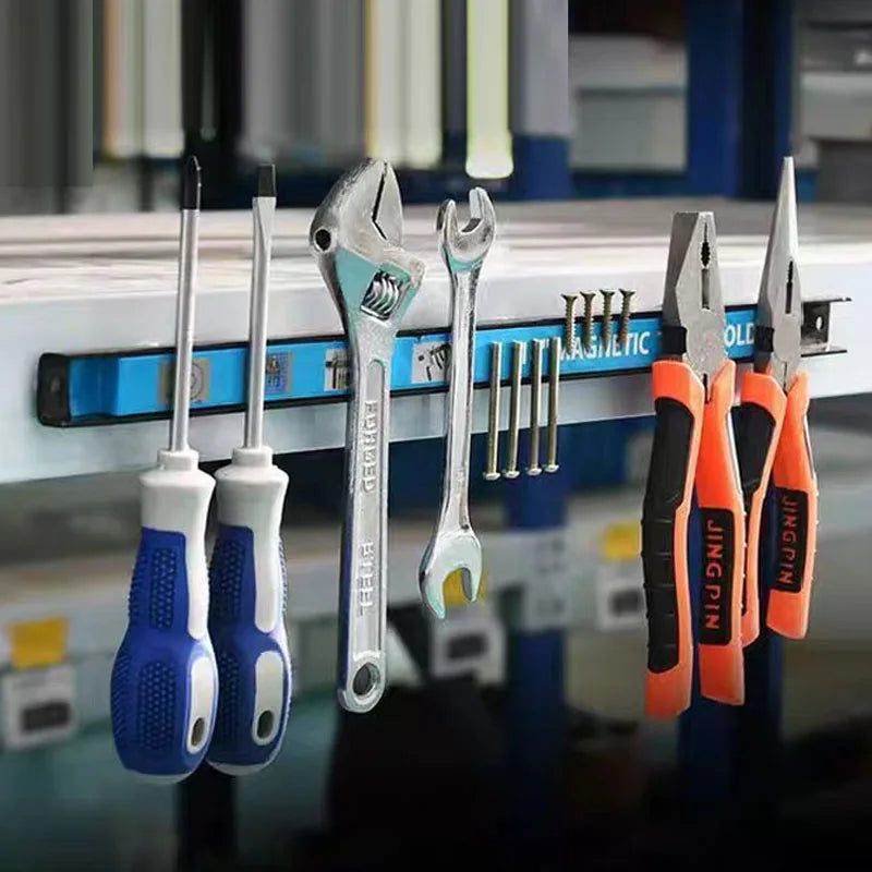 Midnight Club™ Magnetic Tool Bar — Heavy-Duty Wall-Mounted Steel Organizer