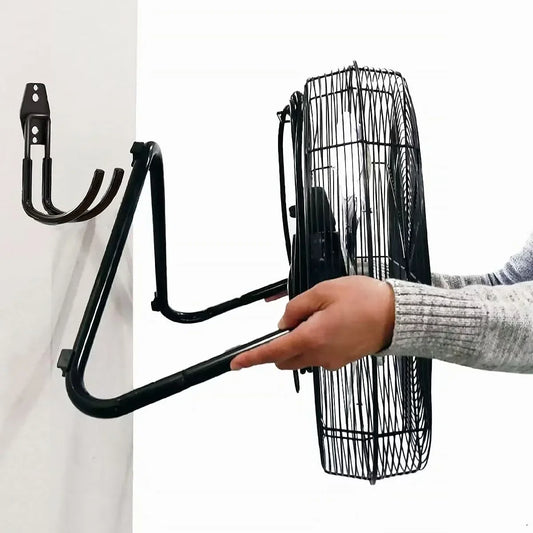 Heavy-Duty Dual-Prong Garage Utility Hooks (2-Pack) Wall-Mounted Steel Storage Hangers with Non-Slip Rubber Coating