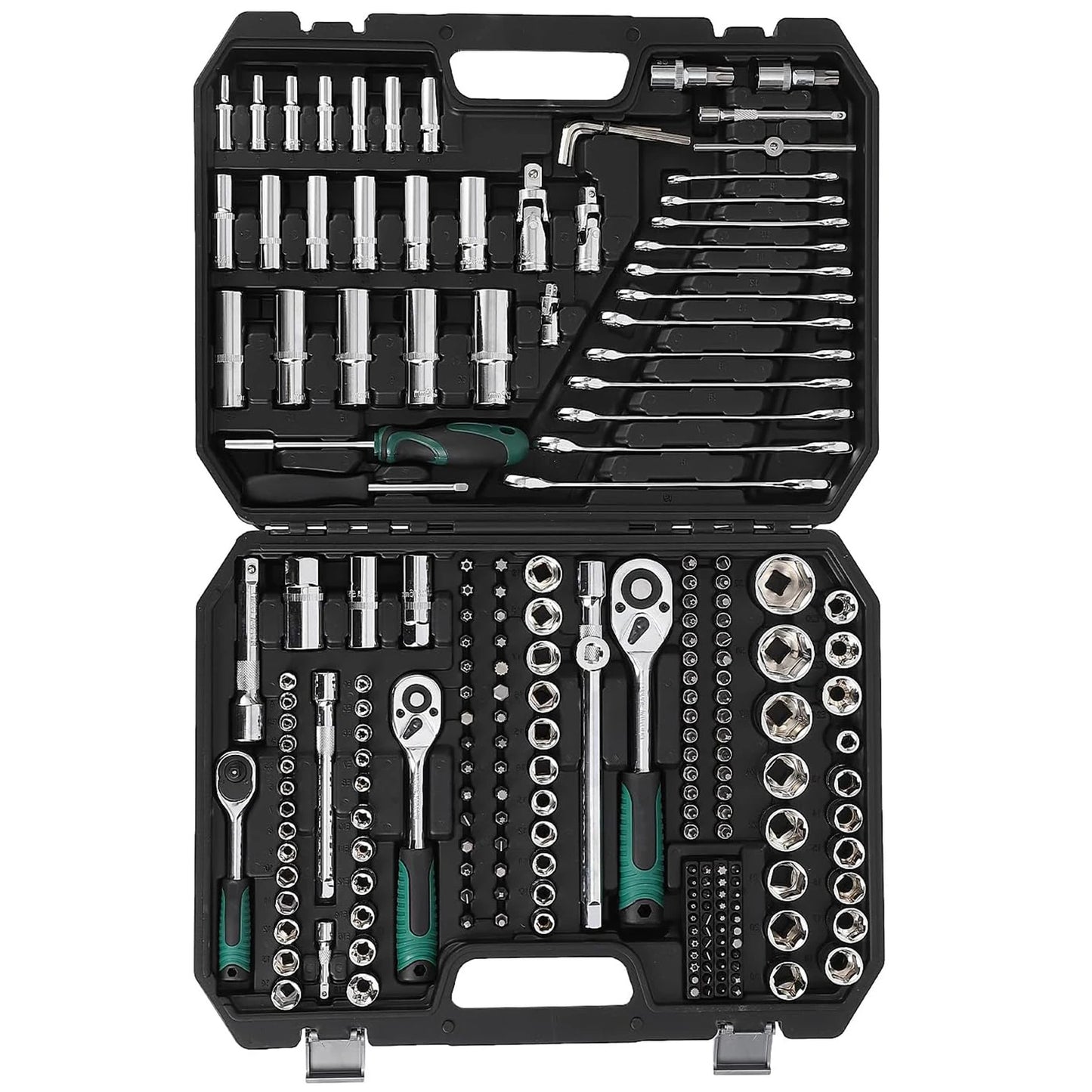 Midnight Club™ 216-Piece Master Mechanic Tool Case — Pro Socket, Ratchet & Driver Kit