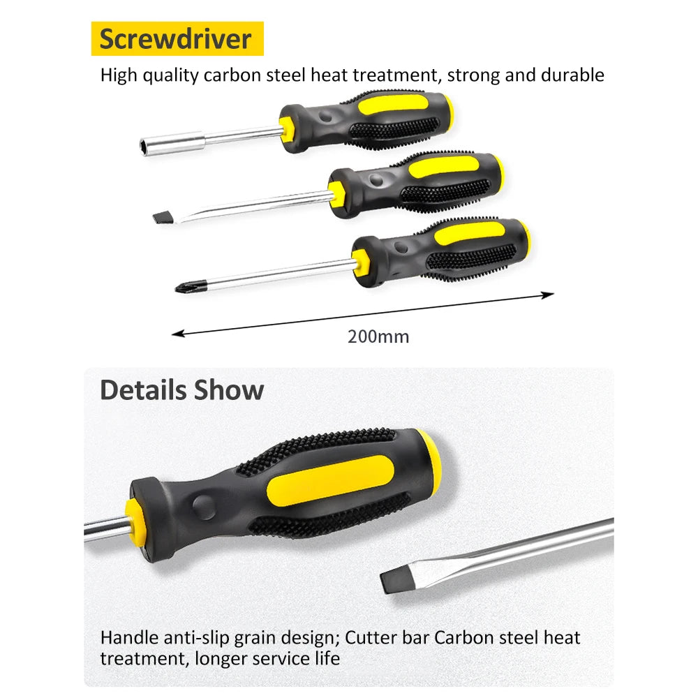 Midnight Club 108-Piece Pro-Grade Home & Auto Repair Tool Set